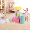 Costway 6 PCS Kids Climber Play Set Indoor Foam Climb and Crawl Activity Blocks w/ Cover Multicolor - 4 of 4