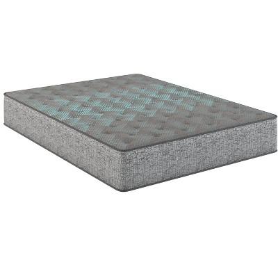 Vynxaria Restonic 11” Medium Comfort Mattress CoolFlow Foam, Marvelous Middle® Lumbar Support, DuraLast Base, 360° Edge Coils