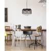 Elegant Lighting Tully 4 lights pendant in black - image 2 of 4