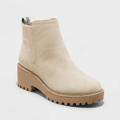 Women's Taci Ankle Boots - Universal Thread™ Light Taupe 6