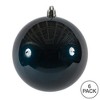 Vickerman Midnight Blue Ball Ornament - 3 of 4