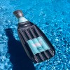 Swim Central 86" Gray and Blue Prosecco Bottle Swimming Pool Lounge Float - 3 of 3