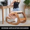 VEVOR Ergonomic Kneeling Chair, Heavy Duty Better Posture Kneeling Stool Office Chair, for Body Shaping Relieveing Stress Meditation, Brown - 3 of 4