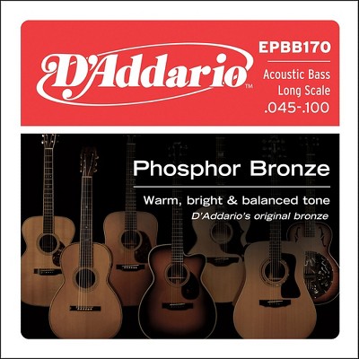 D'Addario EPBB170 PB Soft Acoustic Bass String Set