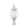 Livex Lighting Frontenac 3 - Light Post Light in  Textured White - 4 of 4