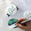 Big Dot of Happiness Par-Tee Time - Golf - Birthday or Retirement Party Clear Goodie Favor Bags - Treat Bags With Tags - Set of 12 - 3 of 4