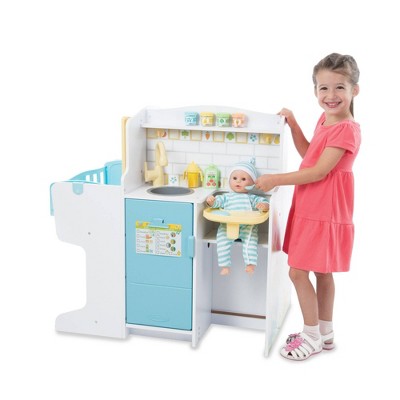 Wooden Multi-Functional Baby Care Activity Center with Accessories