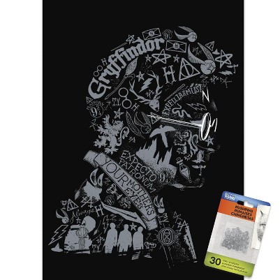 clear push pins bundle