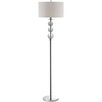 Pippa Glass Globe Floor Lamp - Clear - Safavieh