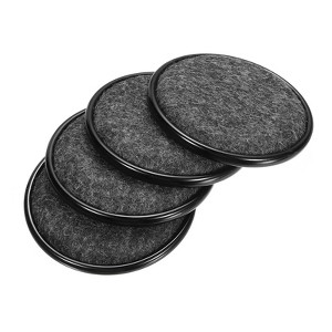 Unique Bargains Reusable Round Sliding Floor Protector Furniture Pads for Carpeted Tile - 1 of 4