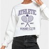 Women's Athletic Tennis Club Sweatshirt - Illustrated Society - 2 of 2