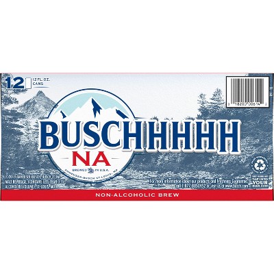 Busch Non-Alcoholic Beer - 12pk/12 fl oz Cans