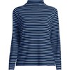 Lands' End Women's Drapey Rib Skimming Long Sleeve Mock Neck - 3 of 3