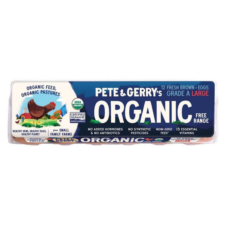 Pete and Gerry&#39;s Organic Grade A Large Eggs - 12ct, 2 of 8