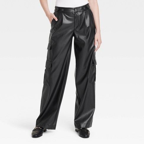 Women's Cargo Graphic Pants - Black 3x : Target