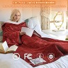 Catalonia Heated Blanket with Sleeves, Wearable Warming Blanket with 5 Heating Levels, 4H Timer Auto Shut Off, Overheat Protection, Cozy Gift - 4 of 4