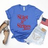 Simply Sage Market Women's Stars And Stripes Retro Short Sleeve Graphic Tee - 2 of 2