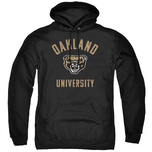Oakland University Official Golden Grizzlies Logo Adult Pull-Over Hoodie - 1 of 4