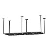 Karl Home 36 in. D x 72 in. W Black in Adjustable Height Overhead Ceiling Mount Garage Storage Rack - 4 of 4