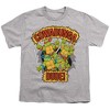 Teenage Mutant Ninja Turtles Cowabunga Dude Youth T Shirt, Athletic Heather - 2 of 4