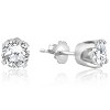 Pompeii3 7/8ct Diamond Studs 14K White Gold - 2 of 4