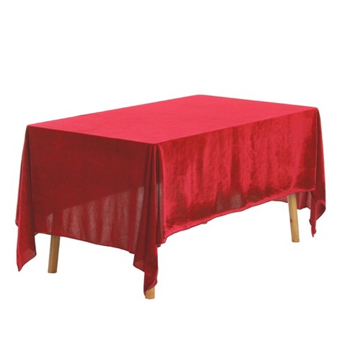 Round Polyester Tablecloth, Solid Color Plain Table Cover, Stain
