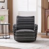 Hrinhom 28.7"W Swivel Accent Chair,Modern Reading Armchair with Metal Base - 2 of 4