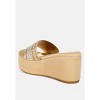 Batanga Diamante & Rhinestone Detail Stylish Women  Flatforms - 3 of 4