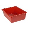 Romanoff Double Stowaway® Tray Only, Red, Pack of 3 - 2 of 3