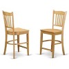 HomeStock Counter Height Stools-Slat Back - 3 of 3