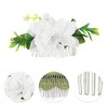 Unique Bargains Women's Styling Simulated Flowers Hair Clip Comb 1 Pc - 3 of 4