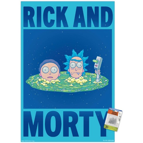 Trends International Rick And Morty - Title Unframed Wall Poster Print ...