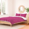 Deny Designs Full/Queen Colour Poems Art Deco Arch Pattern Pink Duvet Cover and Pillow Sham Pink - 2 of 4