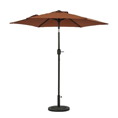 7.5' Bistro Market Patio Umbrella Coffee - Island Umbrella