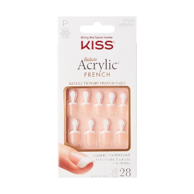 KISS Products Salon Acrylic Fake Nails Kit - Crush Hour - 31ct