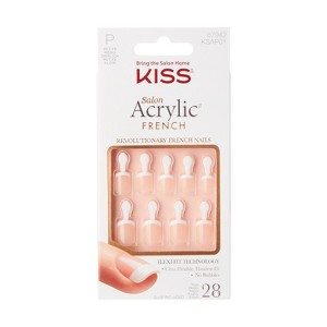 KISS Products Salon Acrylic Fake Nails Kit - Crush Hour - 31ct - 1 of 4