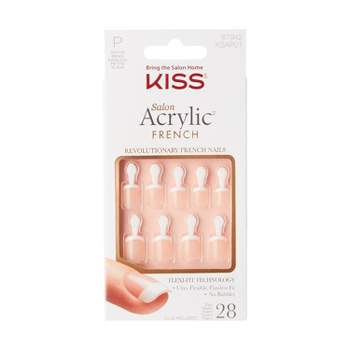 KISS Products Salon Acrylic Fake Nails Kit - Crush Hour - 31ct