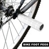 Unique Bargains Universal Aluminum Alloy BMX MTB Bicycle Rear Foot Pegs Footrests for 3/8" Axles 4 Pcs - 3 of 4