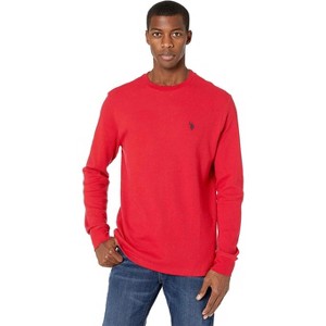 U.S. Polo Assn. Men's Long Sleeve Crew Neck Solid Thermal Shirt - 1 of 1