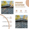 DOMETOUR 12' x 20' Hardtop Aluminum Gazebo with Steel Double Roof, Curtains & Netting, Permanent Pavilion for Patio, Backyard, Deck, Lawn - 3 of 4