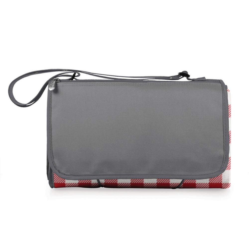 Picnic Time Outdoor Blanket Tote - Red/Gray
