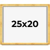 PosterPalooza | Minimalist Shadow Box Gold Picture Frame - UV Acrylic, Backing Board, Hanging Hardware - 2 of 4