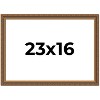PosterPalooza | Classic Gold Picture Frame - UV Acrylic, Backing Board, Hanging Hardware Included - 2 of 4