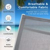 PAGED Patio Lounge Chair Adjustable Lounge Chair Outdoor with Metal Side Table for Outside, Pool, Patio, Lawn, Backyard - 4 of 4