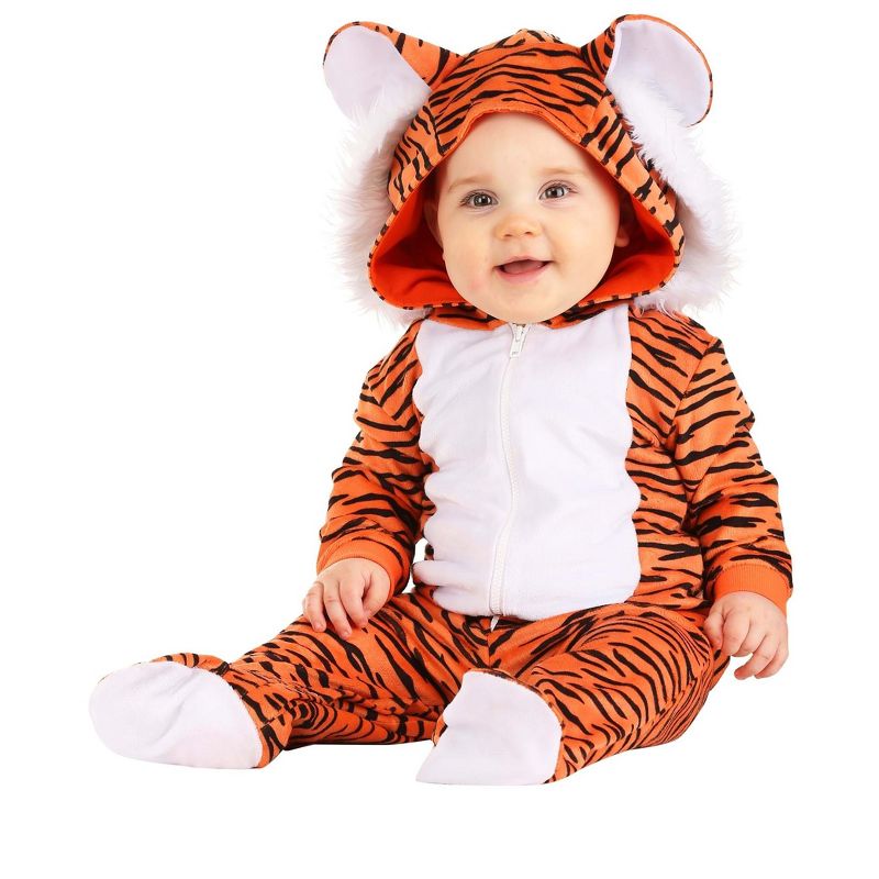 HalloweenCostumes.com Cozy Tiger Infant's Costume, 1 of 4