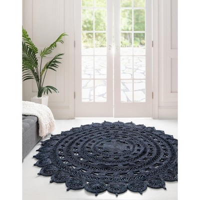 Unique outlets Loom Braided Jute Collection Classic Area Rug BRWH-B07ZK4M8ZN