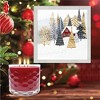 Courtside Market Christmas Chalet I Framed Artboard & 13.5oz 3-Wick Candle Set - 2 of 3