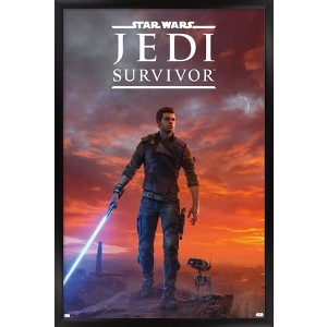Trends International Star Wars: Jedi: Survivor - Key Art Framed Wall Poster Prints - 1 of 4