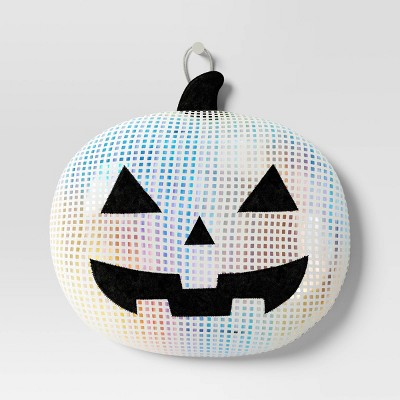 Hanging Disco Pumpkin Figurine - Hyde and EEK! Boutique™ Silver