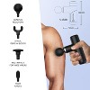 BRINJOY Mini Massage Gun, Ultra-Portable Deep Tissue Massager with 6 Speeds, 4 Heads, Quiet Brushless Motor & USB-C Charging for Travel Muscle Relief - 3 of 4